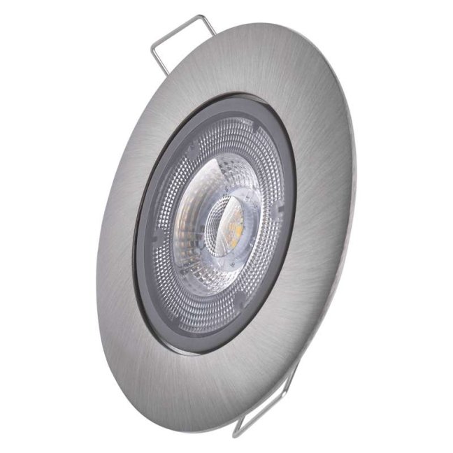 Led bodové svietidlo strieborné exclusive 5w neutrálna biela