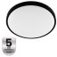 LED stropný plafón 36W 4000K CELIS Round IP44 Black Ring ALS LUMILED