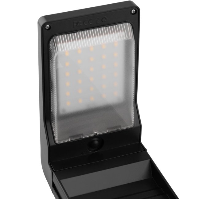 41cm HORIUS HORIUS 4000K IP44 LUMILED Solárne záhradné pólové LED svetlo