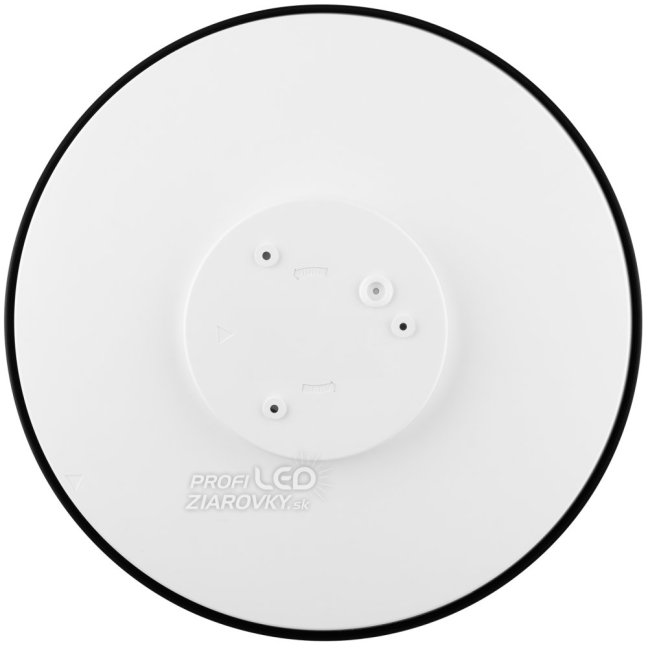 LED stropný plafón 36W 4000K CELIS Round IP44 Black Ring ALS LUMILED
