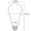 LED žiarovka E27 A80 24W = 200W 3452lm 3000K Warm 260° CCD LUMILED