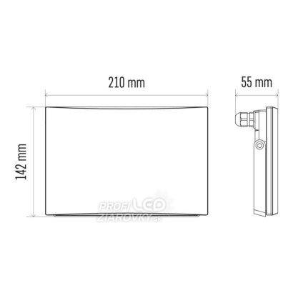 LED reflektor TAMBO, 51W
