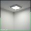 Stropné svietidlo LED s povrchovou montážou 18W Square 4000K GLOW White LUMILED
