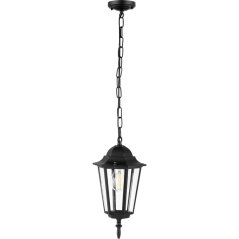 Vonkajšia závesná záhradná lampa E27 LATARNIA Black BELLIS LUMILED