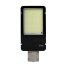 LED solárna pouličná lampa výkonná - 1200W - 6500K + diaľkové ovládanie - biela