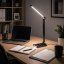 Lampa stolová LED dotyková s nabíjačkou indukčnou CCT Usb C URSA 6W 350lm čierna Lumiled