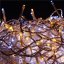 Svetelný záves s cencúľmi vonkajší 40 m, 1000 LED, teplá a studená biela, 8 programov, časovač, ovládač – sada 2 ks