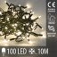 Svetelná reťaz vonkajšia 10 m, 100 LED, teplá biela – Stela