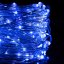 Svetelná mikro reťaz vonkajšia 30 m, 300 LED, modrá, 8 programov