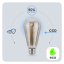 EDISON E27 ST64 6W = 50W 420lm 2200K Warm 360° Filament LUMILED Smokey LED žiarovka