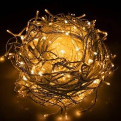 Vianočná led svetelná záclona vonkajšia flash - 1500led - 60m teplá biela / studená biela