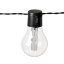 Girlanda solárna záhradná 30x LED dekoratívna žiarovka 10, 7m 2700K teplá LUMILED