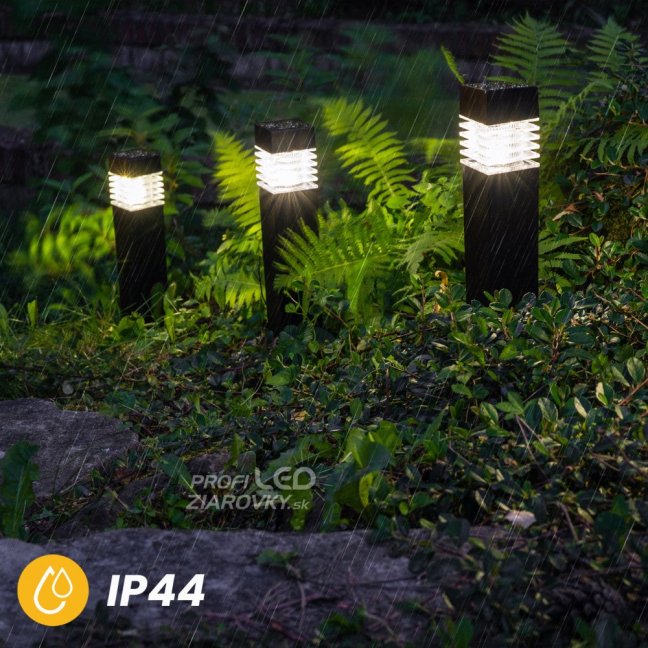 LED NARIS Solárne záhradné svietidlo poháňané stĺpikom 40cm LUMILED