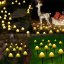 2x LED solárne záhradné svietidlo s pohonom 3000K IP65 CARI LUMILED