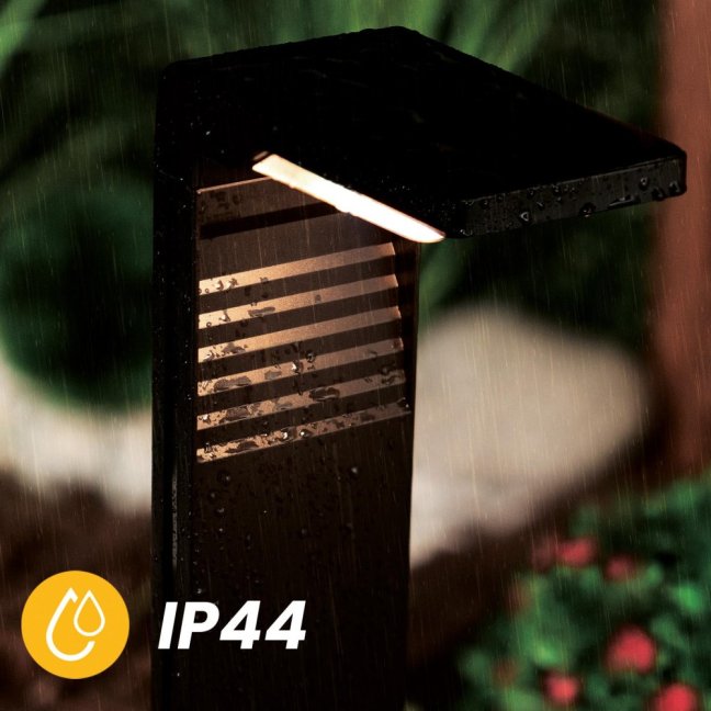 41cm HORIUS HORIUS 4000K IP44 LUMILED Solárne záhradné pólové LED svetlo