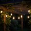 Solárna záhradná girlanda 15x LED plameň dekoratívne svetielka 15m 1800K teplá FLAME LUMILED