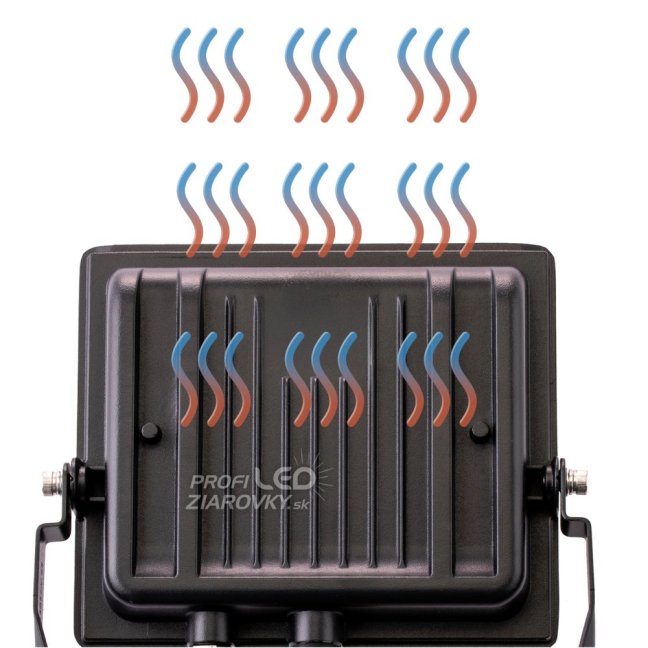 LED reflektor ZUNA2 50W 4500lm 4000K IP65 Black LUMILED