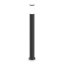 Vonkajšie záhradné svietidlo PIPE Round 60cm IP54 GU10 Black Videx