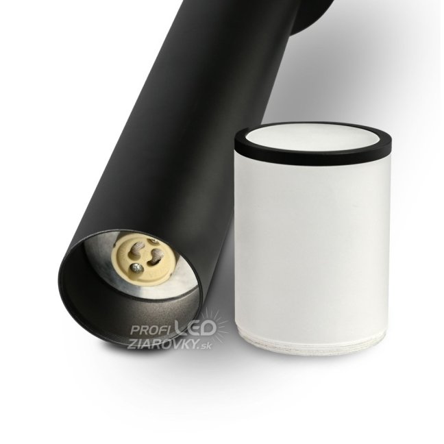 Vonkajšie záhradné svietidlo PIPE Round 60cm IP54 GU10 Black Videx