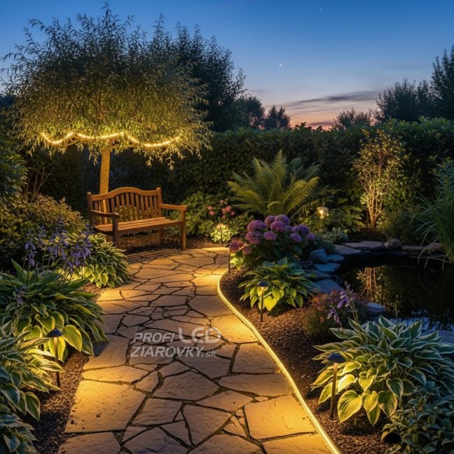 LED solárny pás 150x LED AVERO 3000K Warm IP44 5m LUMILED