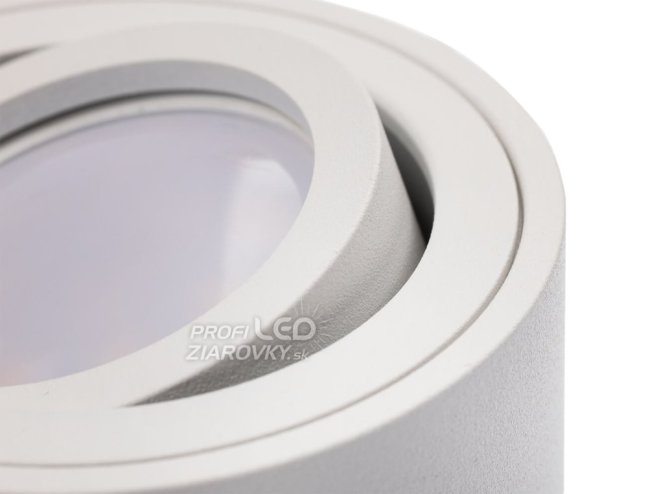 Podhľadové okrúhle svietidlo biele amat-s 50mm