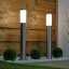 Vonkajšia záhradná lampa E27 INOX PIPE 65cm Lilium Lumiled