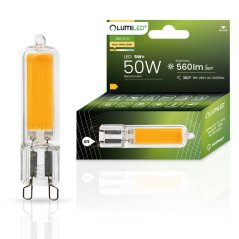 LED žiarovka G9 kapsula 5W = 50W 560lm 3000K Warm 360° LUMILED