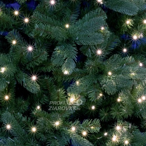 Svetelná reťaz zväzok vonkajšia 2,4 m, 250 LED, studená biela