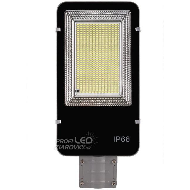 LED solárna pouličná lampa výkonná - 1500W - 6500K + diaľkové ovládanie - biela