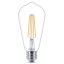LED Edison E27 ST64 žiarovka 4,3W = 40W 470lm 2700K teplé vlákno PHILIPS