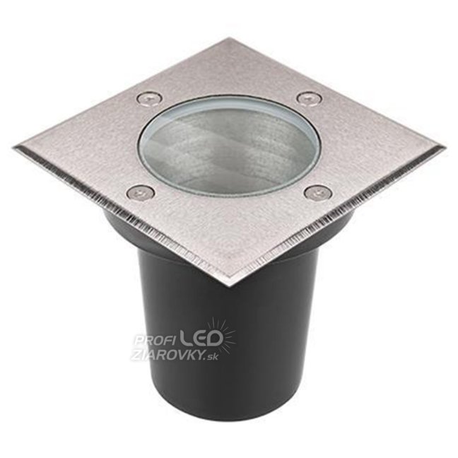 LED GU10 štvorcové záhradné zemné reflektory IP66 IK09