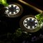 Sada 4x záhradná lampa 8x LED 0,8W SOLAR DOGRUNT s krytím IP54