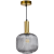 Závesná lampa E27 zlatá sivá CUMBRIA Goldlux