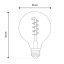 Dekoratívna LED žiarovka E27 G95 6W = 50W 420lm 2200K Teplé 360° vlákno LUMILED GLOBE Smokey
