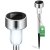 Záhradná lampa LED so solárnym pohonom Chrome 6500K PALIS LUMILED