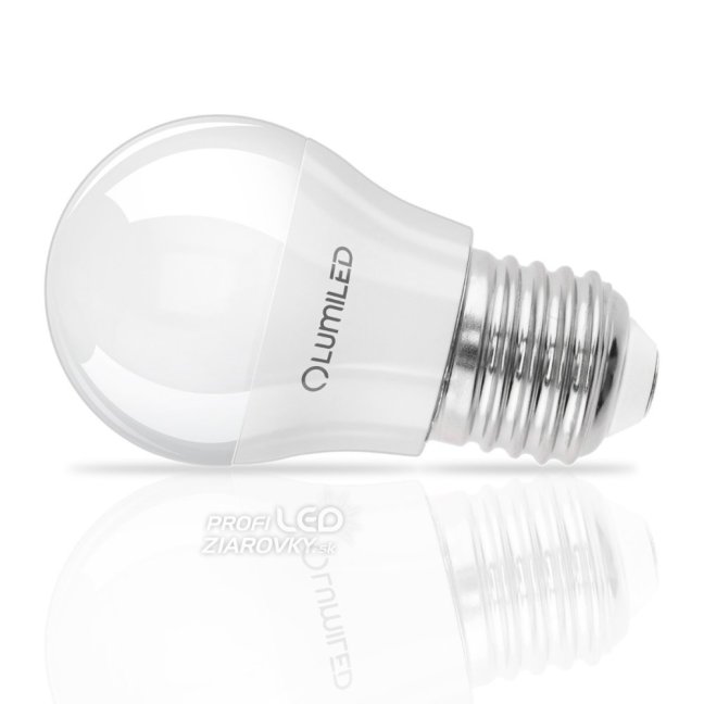 LED žiarovka E27 P45 5W = 40W 470lm 3000K Warm 120° LUMILED