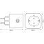 Ledvance Inteligentná zásuvka - 230V - 2300W 10A - kompatibilná s diaľkovým ovládačom SMART+ WiFi