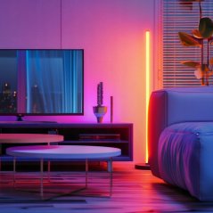 LED stojaca lampa Black CCT RGB Aplikácia Smart Pilot