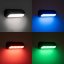 Solárna záhradná lampa LED nástenná lampa 3000K + RGB KEOS LUMILED